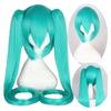 Hatsune Miku Anime Cosplay Wig, 110cm Double Ponytail Synthetic Fiber Wig, Halloween, Christmas
