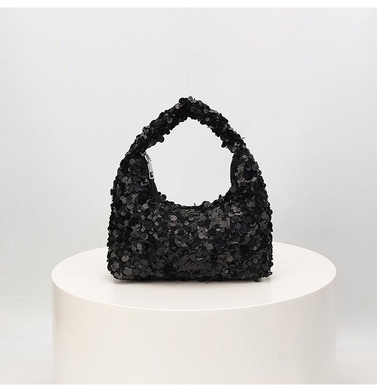 Women's Luxury Sequin Crossbody Handbag - Large Capacity, Elegant Design