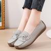 Leather Beans Shoes Women Soft Sole Single Shoes Footwear Fashion Shoes Flip Flop Sandals for Women Casual Summer
