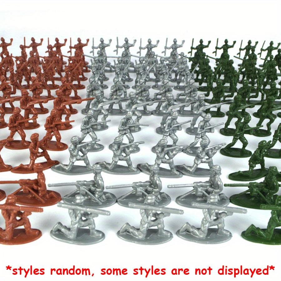 36pcs 5cm Mini Soldier Model Military Sand Table Decoration War Simulation Accessories Army Themed Party Decor