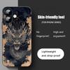 Japanese Dragon Popular Art Phone Case For iPhone 17 16 15 14 13 12 11 X XR XS 8 Plus Mini Pro Max Soft black Shockproof Cover