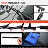 For Seat Alhambra MK1 2002-2010 2003 2004 2005 2006 2007 Wiper Front Wiper Blades Windshield Windscreen Window Brush 28"+28"