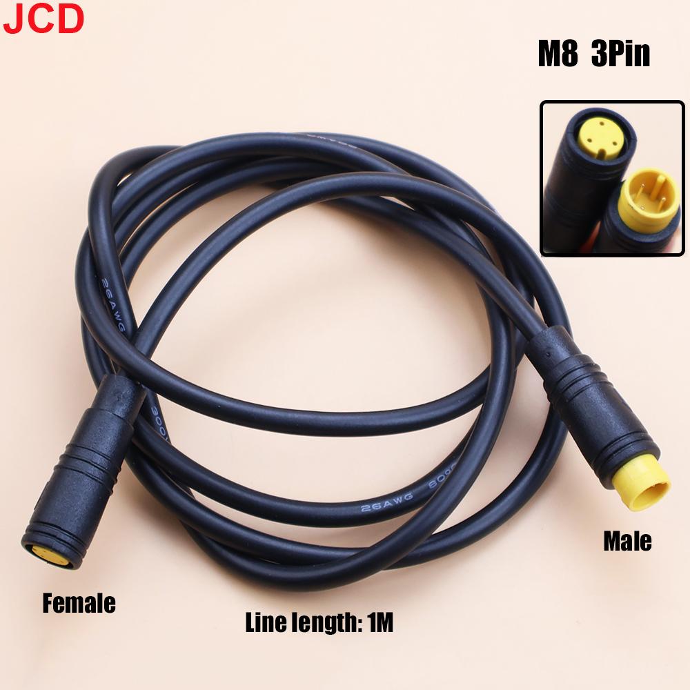 1pcs M6 M8 2 3 4 5 6 Pin Electric Bicycle Butt Joint Plug For Ebike Display Cable Male to Female Waterproof Aviation Connector