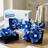 Bouquet of Roses Flower Box Blocks Drawable DIY Jewelry Box New Building Toys  Home Decor