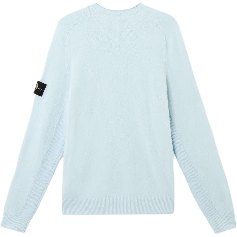 STONE ISLAND Ss25 Locker geschnittener Rundhals Pullover Strickpullover Herren Pullover K1S155100005-V0041