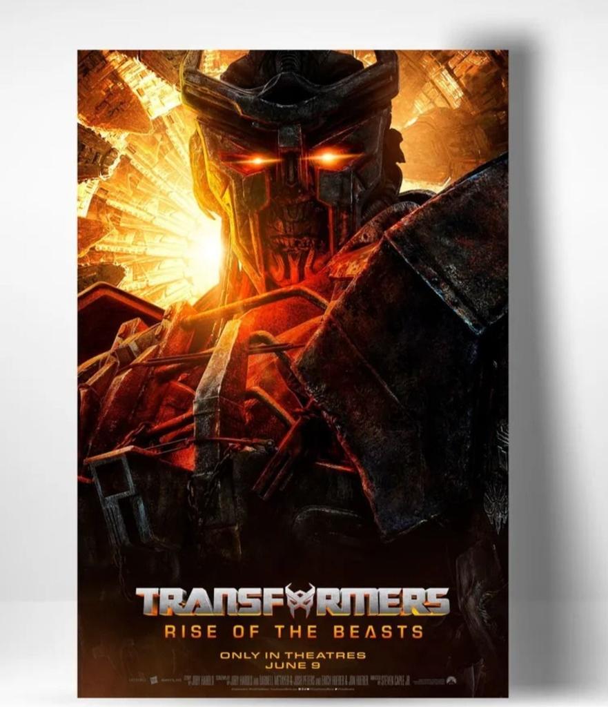 Transformers Rise of the Beasts Metal Poster, Movie Wall Art 20x30cm