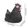 Chicken Flower Pot Multiuse Chicken Sculpture Home Ornament Patios Resin Plant Pot for Kitchen Indoor Backyard Office Desk
