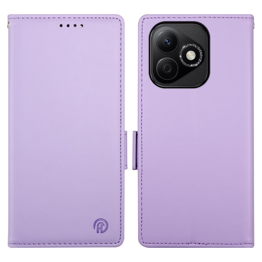 DF-010 For Honor X60i 5G Stand Case PU Leather Wallet Phone Cover