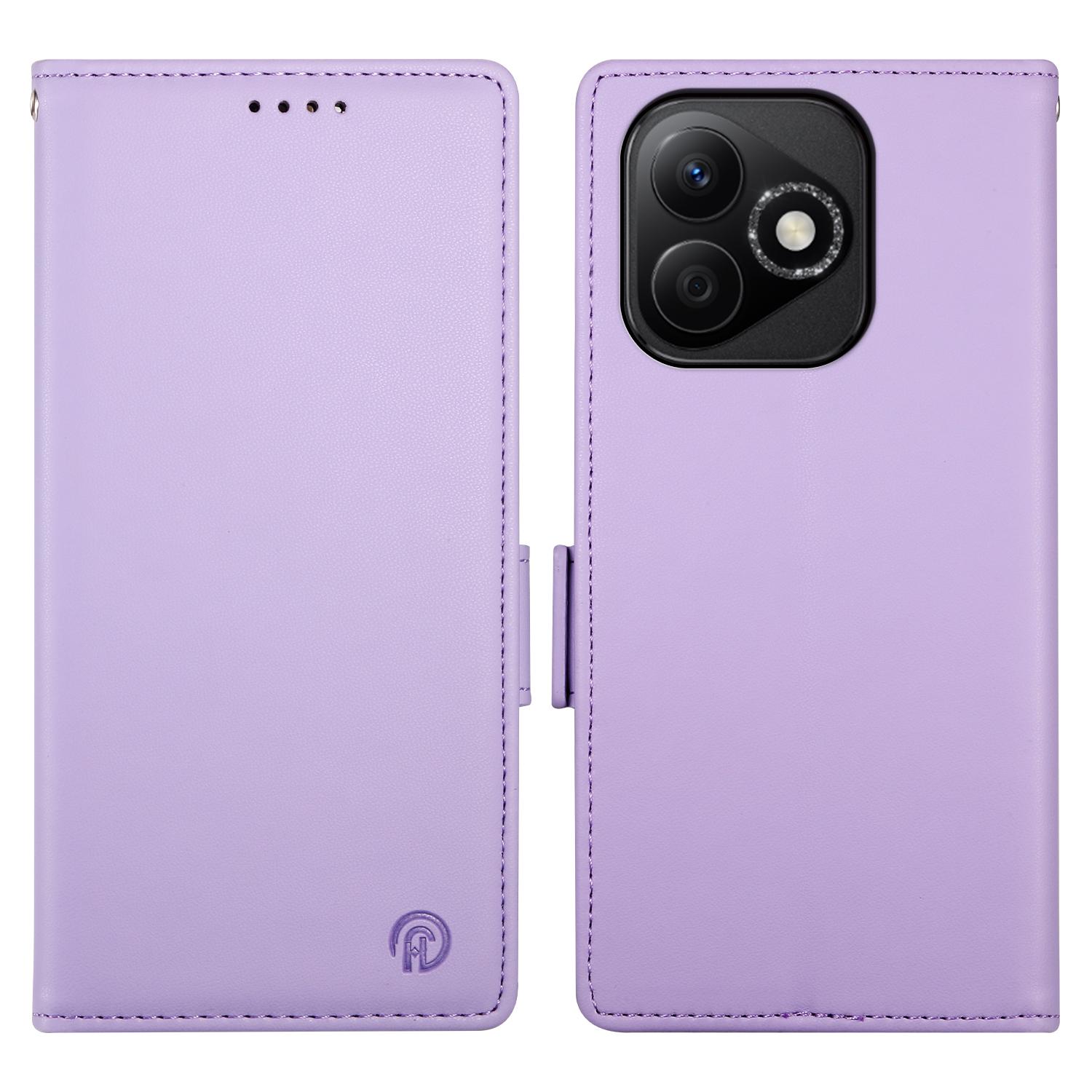 DF-010 For Honor X60i 5G Stand Case PU Leather Wallet Phone Cover G