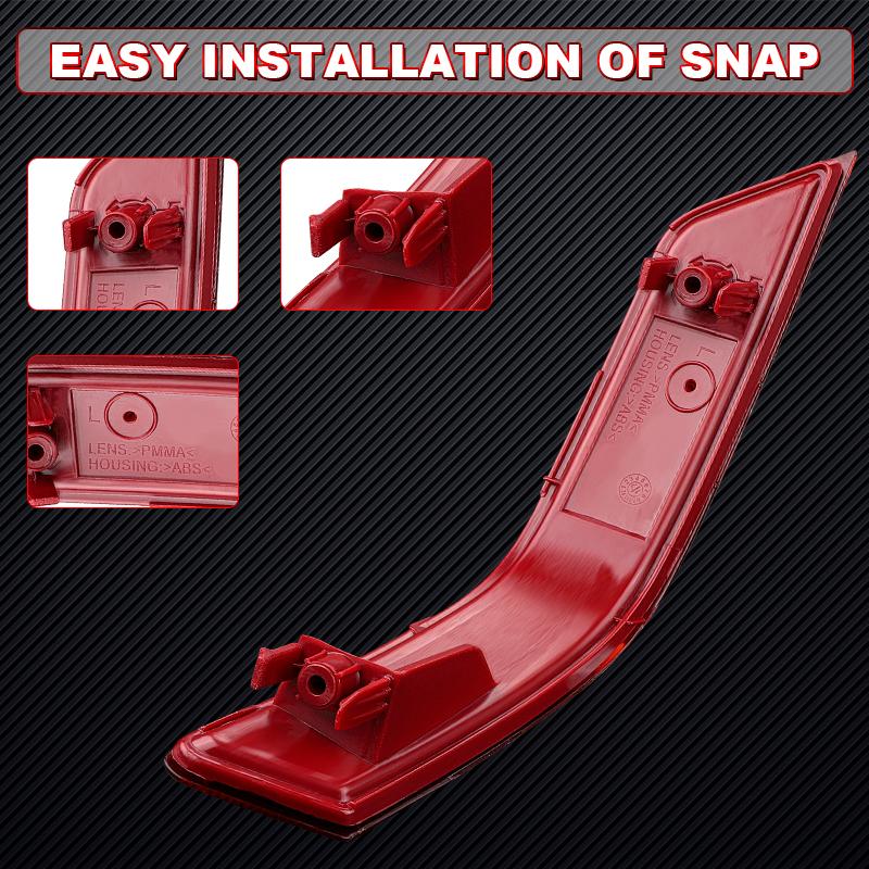 Left Right Rear Bumper Fog lamp Reflector Lights Cover For Nissan Rogue X-Trail T32 2017 2018 265606FV0A 265656FV0A