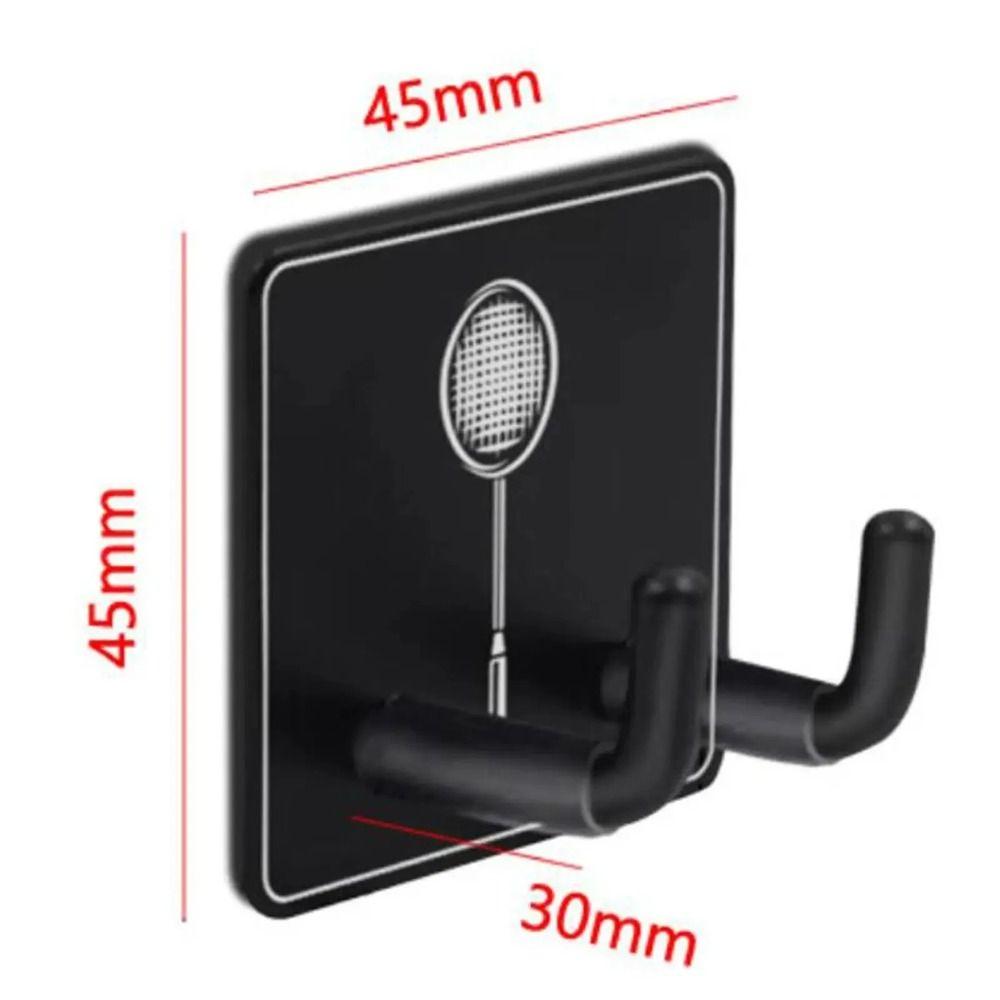 Silicone Protective Cover Badminton Racket Holder Wall Hook Storage Tennis Storage Rack  Game Room
