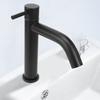 Stainless Steel Bathroom Basin Sink Faucet Single Cold Water Tap Faucet with Hose