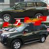 16 Models Prado Car Body Stickers: Military Green Stripes for 10-15 Prado