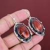 Red Snakeskin Jasper Earrings 925 Sterling Silver Earring Natural Gemstone Jewelry Earrings For Women Gifts For Mom Handmade Stylish Earring