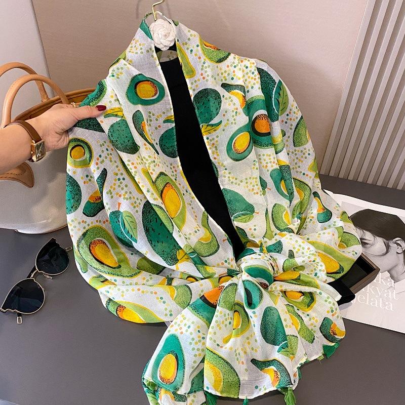 Autumn Viscose Cotton Scarf Aztec Paisley Floral Shawl Wraps Lady Thin Scarves Fashion Tassel Pashmina High Quality Foulard