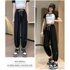 Women's Ice Silk Quick-Dry Cropped Sports Pants - Thin, Loose, Slimming, Plus Size, Trendy, Versatile Summer Wear