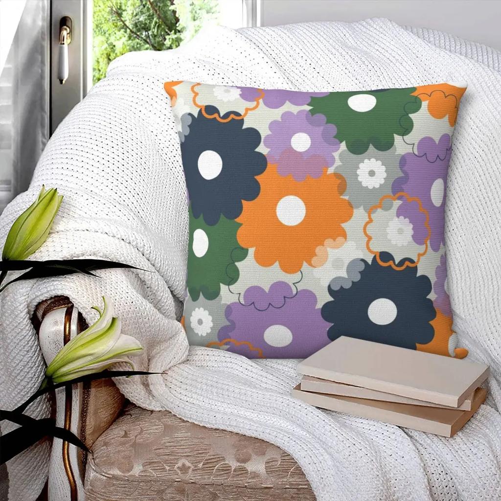 Babette Retro Flower Daisy Pillowcase Double-sided Printing Cushion Cover Decorative 7s Pillow Case Cover Home Drop Shipping