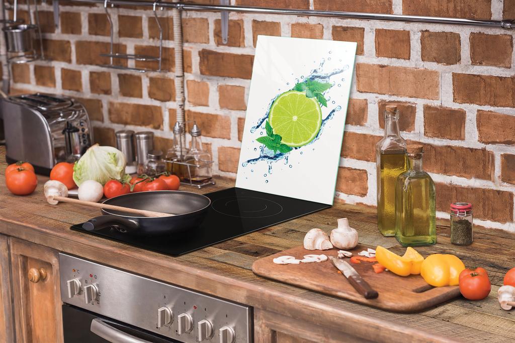 GLAS-SCHNEIDEBRETT 35x52 LIMETTE