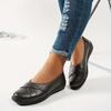 Large Size Popular Minimalist Metal Badge Decoration, Lightweight, Comfortable, Fashionable and Versatile Women's Flat Loafers