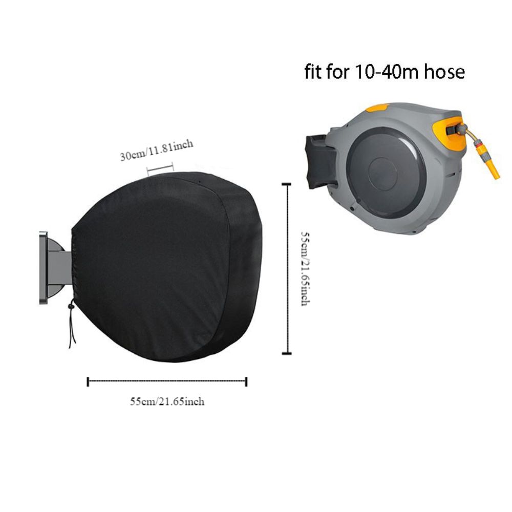 UV Resistant Insulated Hose Cover Waterproof Cart Dust Accessory Retractable Cord Reel Cover  Lawn