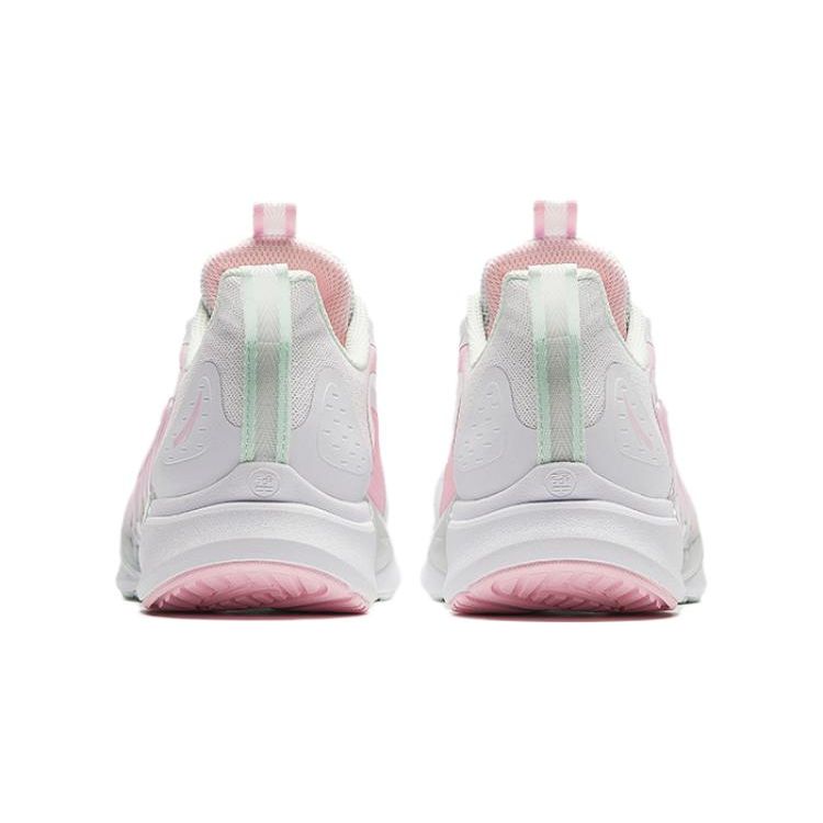 Anta Kids Monthly 2.0 Shock Absorbing Durable Low Top Running Shoes Kids sneaker White Pink 322425518-2