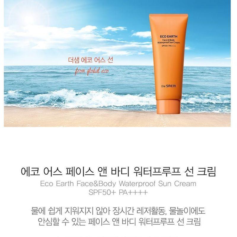 The Saem - Eco Earth Face & Body Waterproof Sun Cream