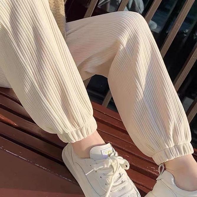 

Women s Corduroy Plus Velvet Cuffed Sport Sweatpants - Autumn/Winter Casual Wear M (Recommended 97-110 lbs)