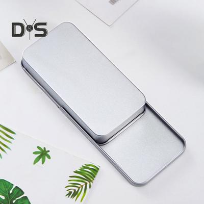 1/3 pezzi Scatola di immagazzinaggio in metallo Bordo liscio Senza sbavature Design compatto Contenitore portatile multiuso Rettangolare Mini scatola di latta in metallo vuota