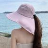 Breathable tea picking sunscreen hat women's new summer sun hat women's face covering large brim outdoor sun hat