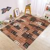Simple Letter Digital Printing Bedroom Carpet Living Room Non Slip Floor Mat Sofa Coffee Table Carpet Home Decoration Door Mat