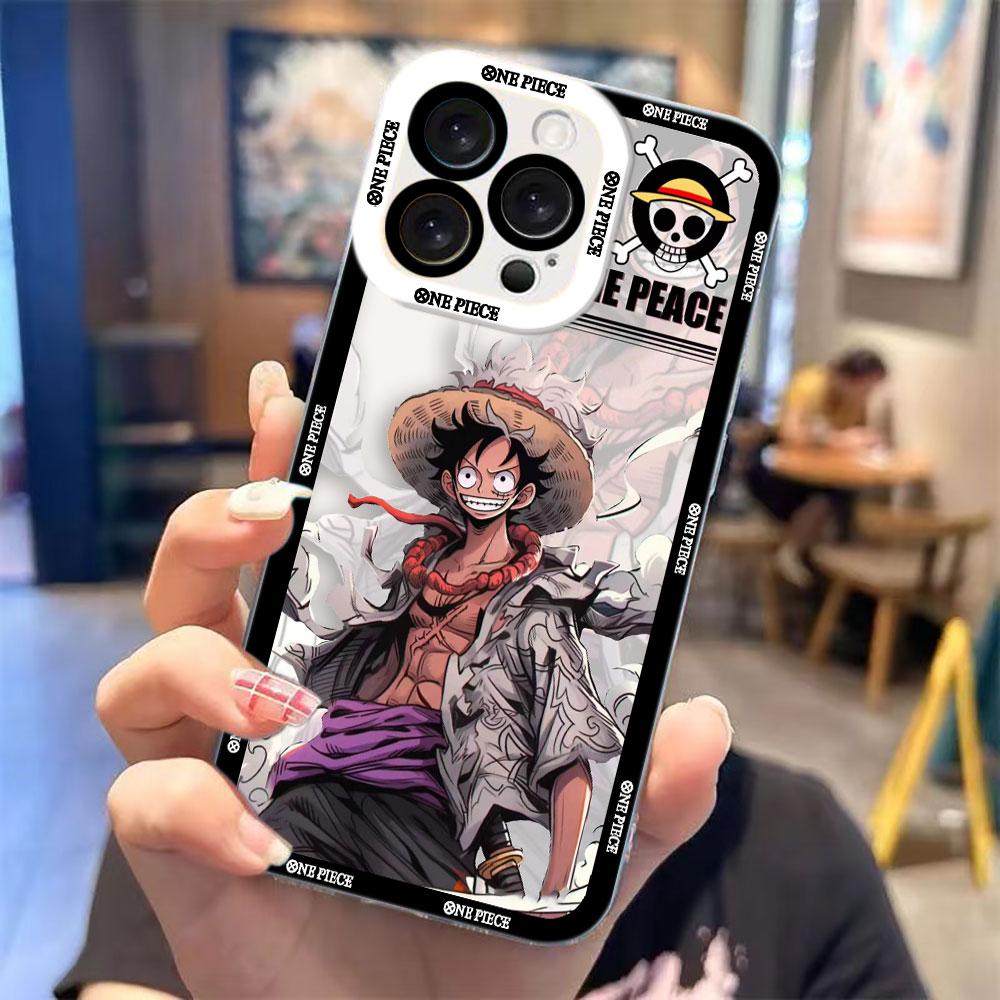 

One P-Piece Luffy Gear 5 Clear Phone Case For VIVO Y400 Y100 Y75 Y51 Y50 Y36 Y35 Y28 Y22S Y21 Y20 Y19S Y17S Y16 Y15S Y04 Case VIVOY15S(Y15A)