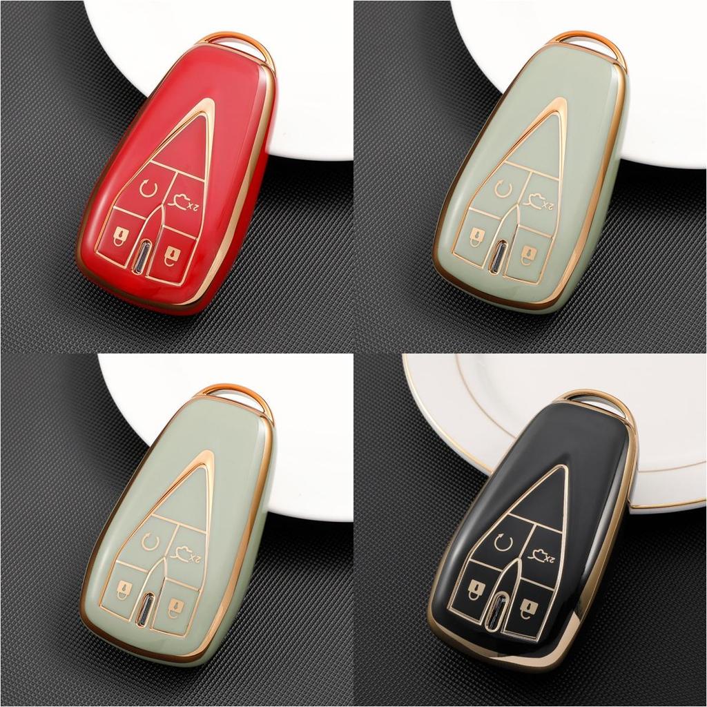 3/4/5 Buttons Phnom Penh Car Remote Key Case Cover Shell Fob Protector Bag Holder for Changan CS35 Plus CS55 Plus CS75 Plus 2019 2020