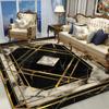 Luxurious Style European Carpet for Livinng Room Marble Decoration Home Large Area Rugs for Bedroom Cloakroom Non-slip Floor Mat
