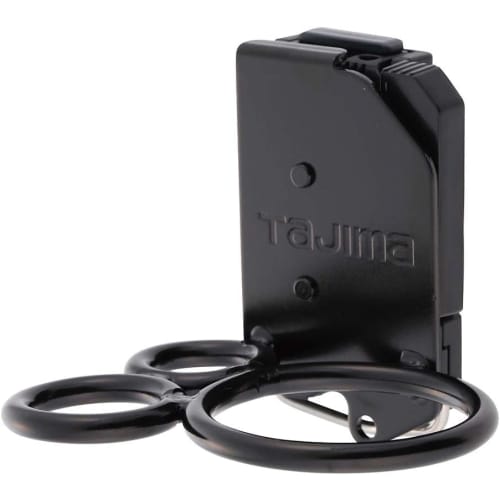 Tajima Safe System Detachable Tool Holder, High-Strength Steel, 3-Hole Hammer, SFKHI-H3. Easy To Attach and Detach. Can Be Attached To Your Belt Later