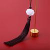 2pcs/Lot White Lotus Pendant Tassel Hanging Tassel Silk Fringe Bangs Flower Tassel Trim Key For Curtains Home Decor Accessories