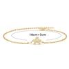 A-Z Initial Bracelets for Women - Dainty 14K Gold Waterproof Bracelets Personalized Bridesmaid Proposal Wedding Jewelry Gifts
