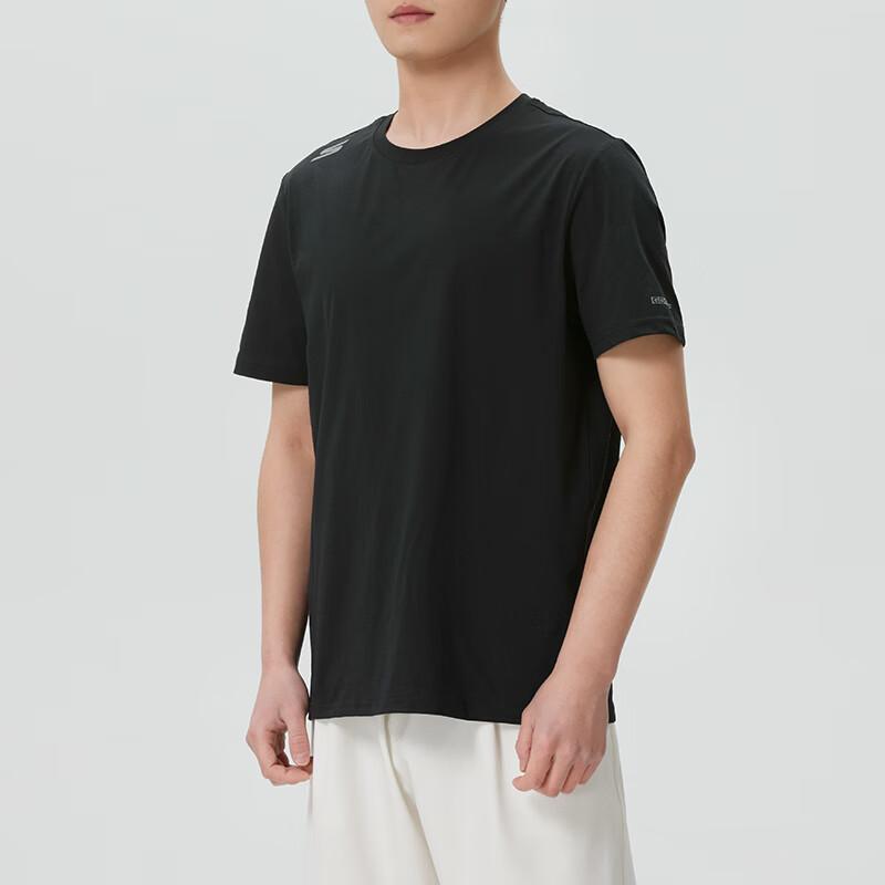 Skechers Round Neck Pullover Knitted Breathable Short Sleeve T-Shirt Unisex Tops P226U034-03K8