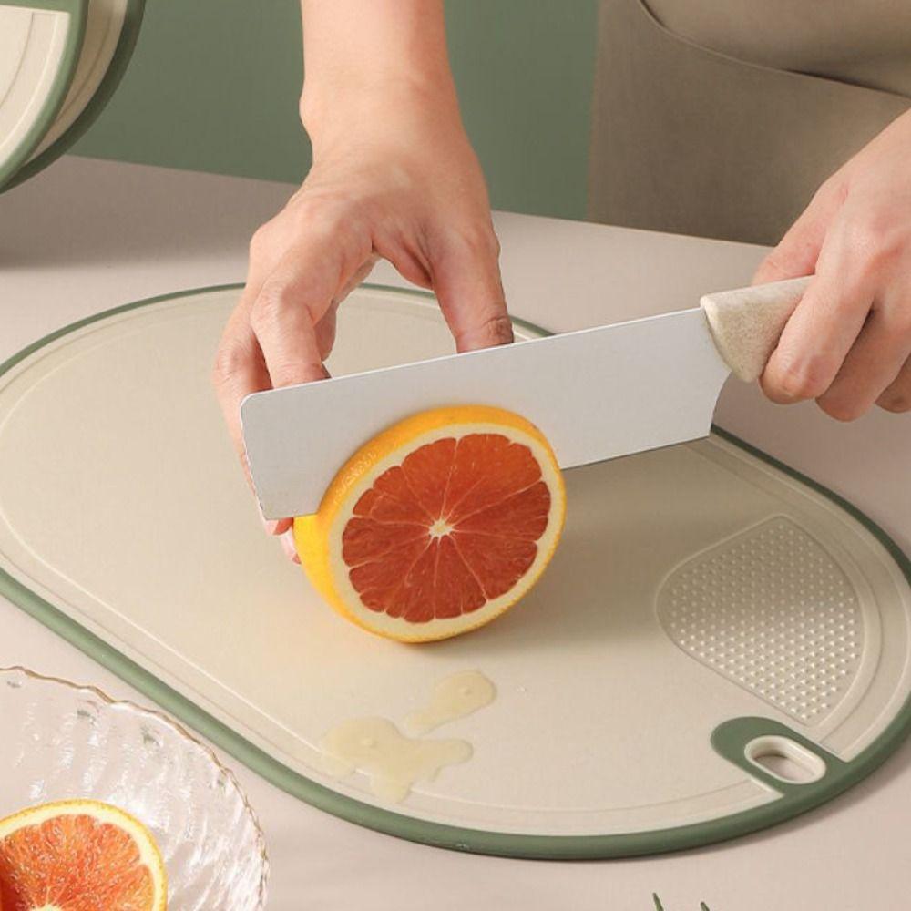 Multi-functional Kitchen Cutting Board Portable Fruit Panel Kitchen Gadget Chopping Block  Meat