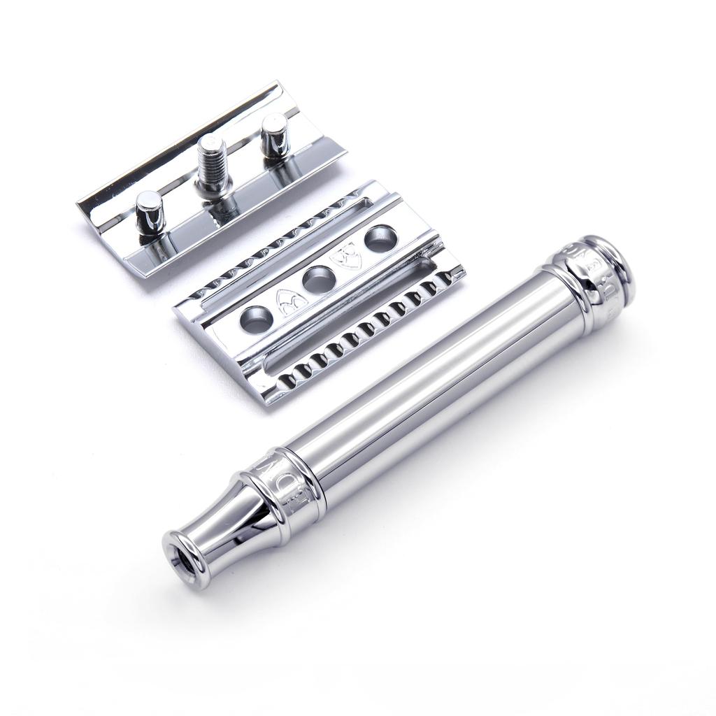Edwin Jagger De89bl Chrome Plated Double Edge Safety Razor