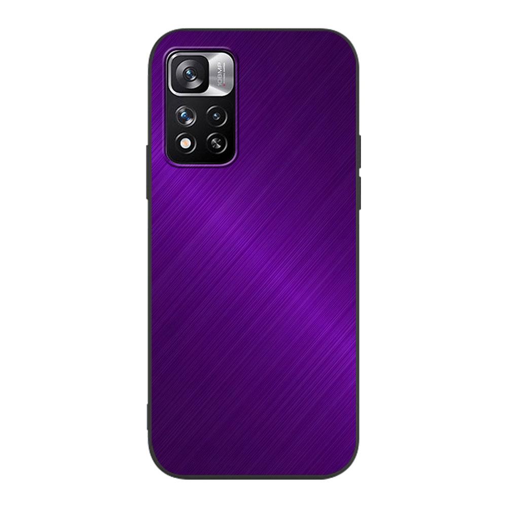 Metal Texture Luxury Case for Xiaomi Redmi Note 11 10S 8T 10 12 Pro Plus 11T 8 9 11E 11S 5 Pro 9S 7 Soft TPU Black Phone Cover