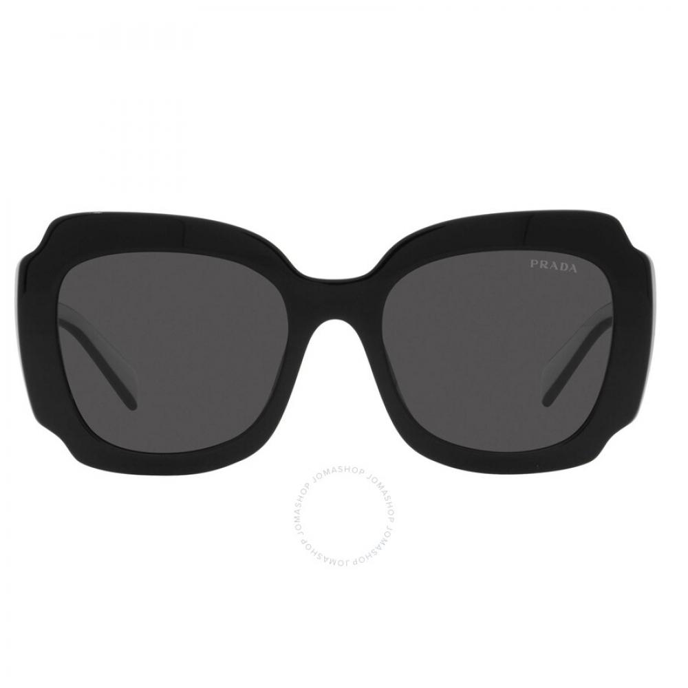 

Темно-сірі жіночі сонцезахисні окуляри Prada Irregular Pr 16ys 09q5s0 52