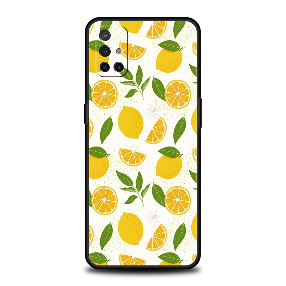 Phone Case For OnePlus 13 12 11 10 9 Pro 9T 13R 12R 10R 9R 9RT 10T 8T 8 Nord 2T CE 2 3 5G N200 N30 Soft Cover Fruit Lemon