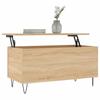 VidaXL Coffee Table Sonoma Oak 90x44.5x45 Cm Engineered Wood 830975