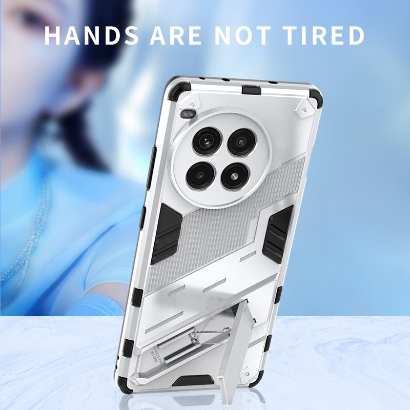 For OnePlus Ace 3 Pro 5G Case Kickstand PC+TPU Shockproof Phone Cover