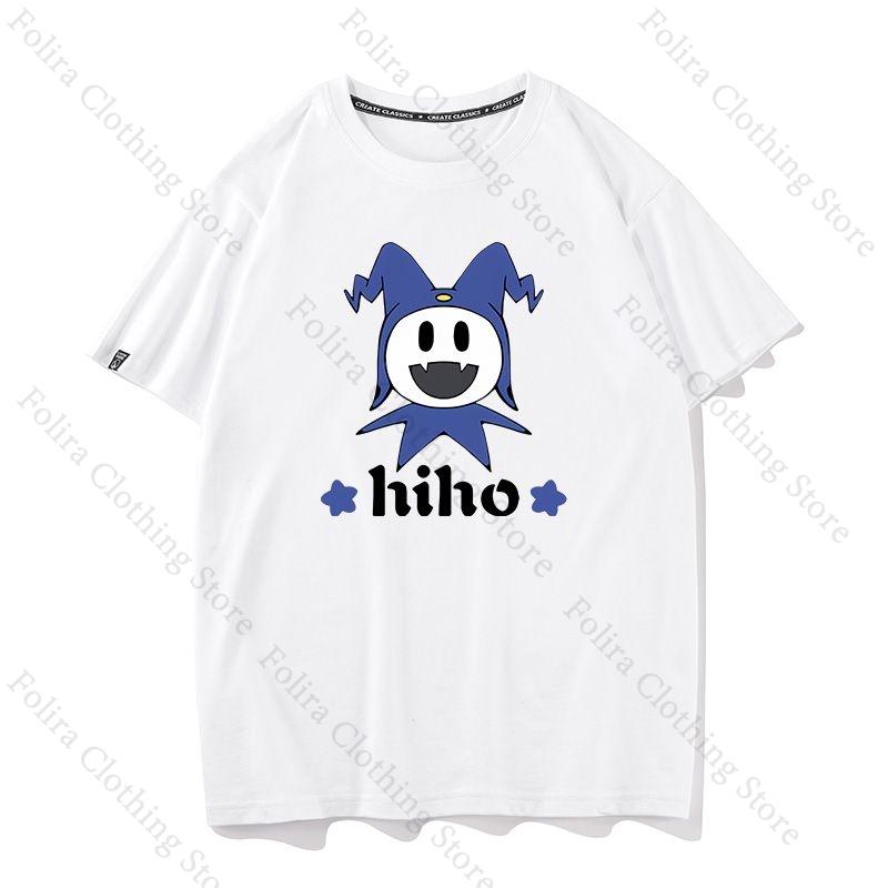

Game PERSONA 5 Jack Frost Cartoon Print Tshirt Summer Tops Short Sleeve Tee Unisexs Tshirt Women Unisex Clothing Daily T Shirt S