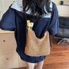 Hollow Woven Bag Women's New Literary Tote Bag Summer Seaside Leisure Vacation Bag