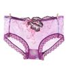 Plus Size Nude Lace Low Waist Embroidered Panties for Women