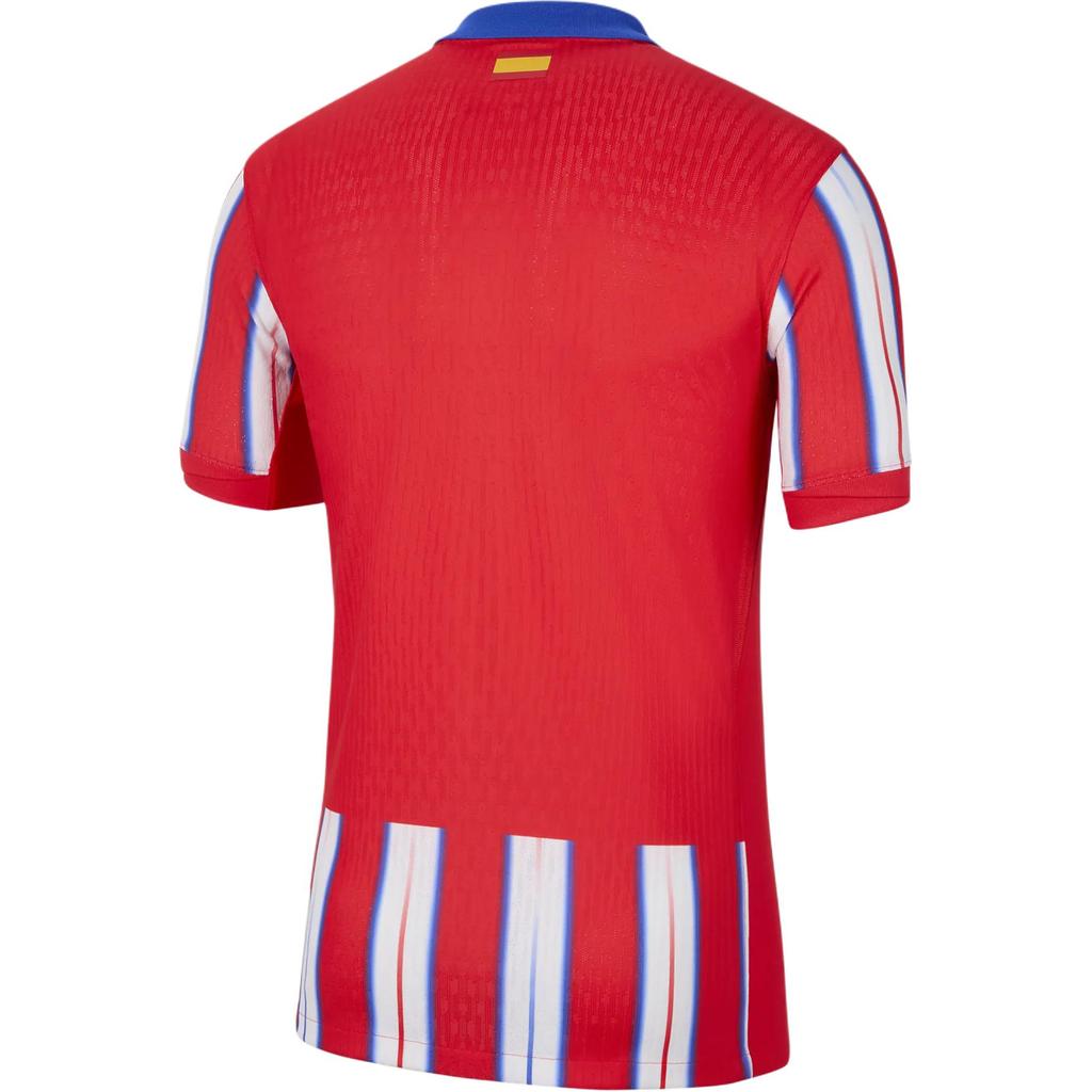 Nike Atletico Madrid 2024/25 Home Lightweight Quick-Dry Comfortable Short Sleeve Football Shirt Men tops Royal-Blue Light-Red White FN8769-405