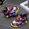 Children's Basketball Shoes Breathable and Comfortable Boys' Casual Luminous Soft-soled Sports Shoes