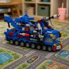 12 Véhicules Police en Briques à Monter – 360 Pièces, DIY 12 en 1 Mini Véhicules Assembler pour Construire un Super Camion